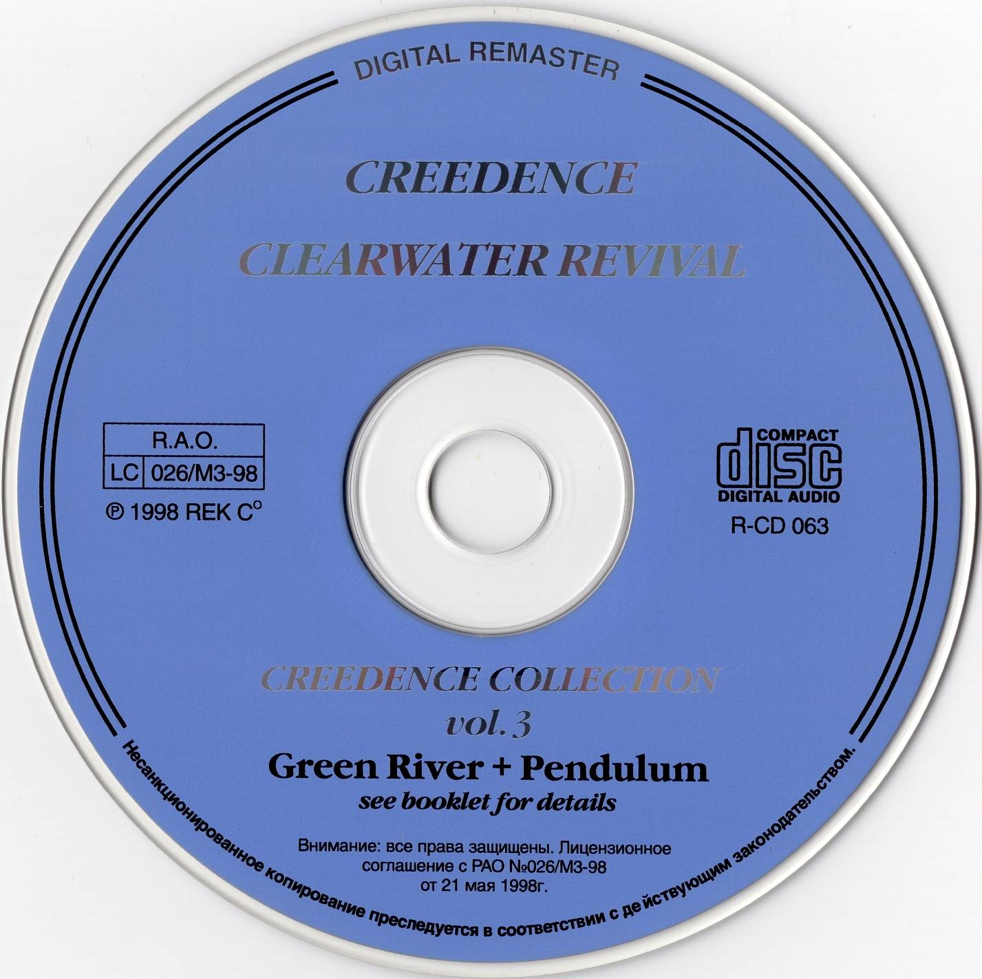 Creedence Clearwater Revival Creedence Collection Vol 3and4 [cd3 rus]